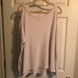 American Eagle Cold Shoulder Top